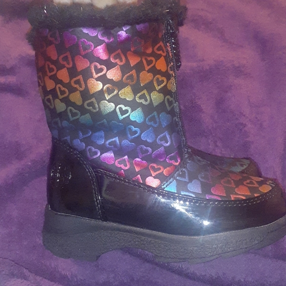 Toddler Waterproof Winter Boots Size 9 - Picture 2 of 3